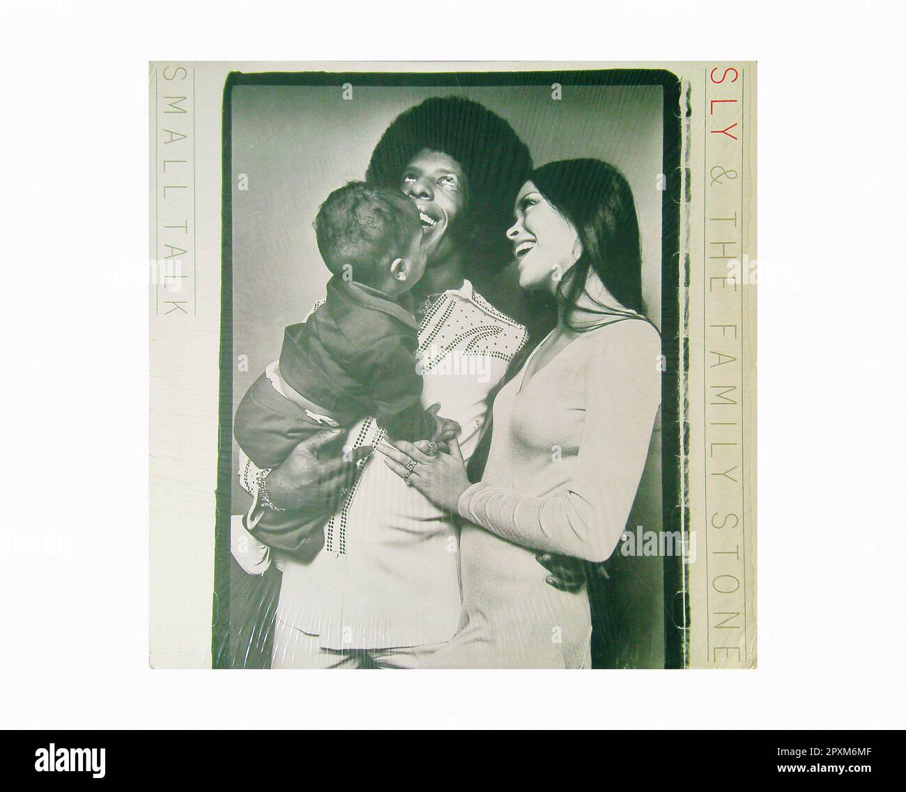Sly & The Family Stone - Small Talk [1974] - Vintage Vinyl Record Sleeve Stock Photo