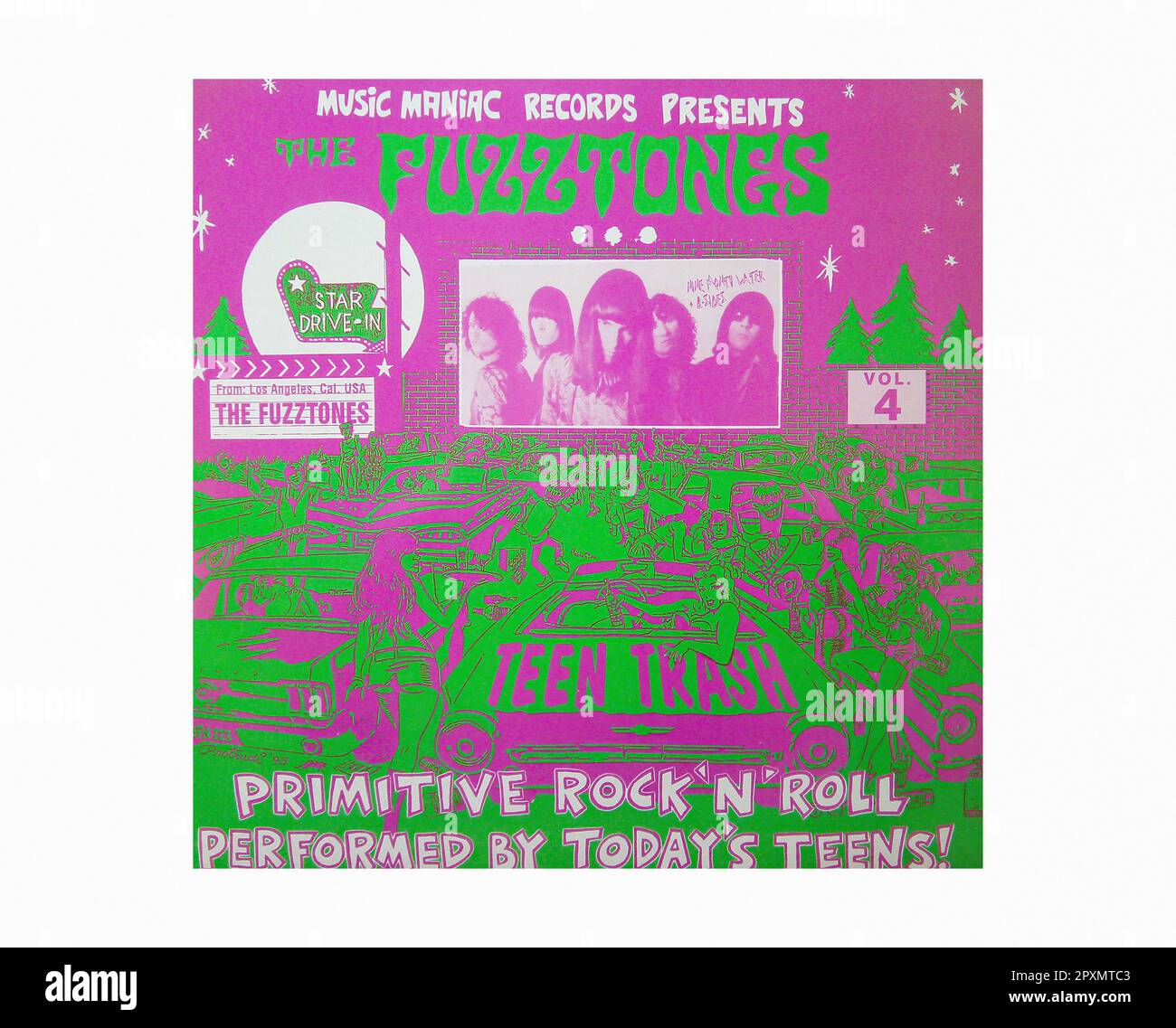 The Fuzztones - Teen Trash Vol.4 [1993] - Vintage Vinyl Record Sleeve ...