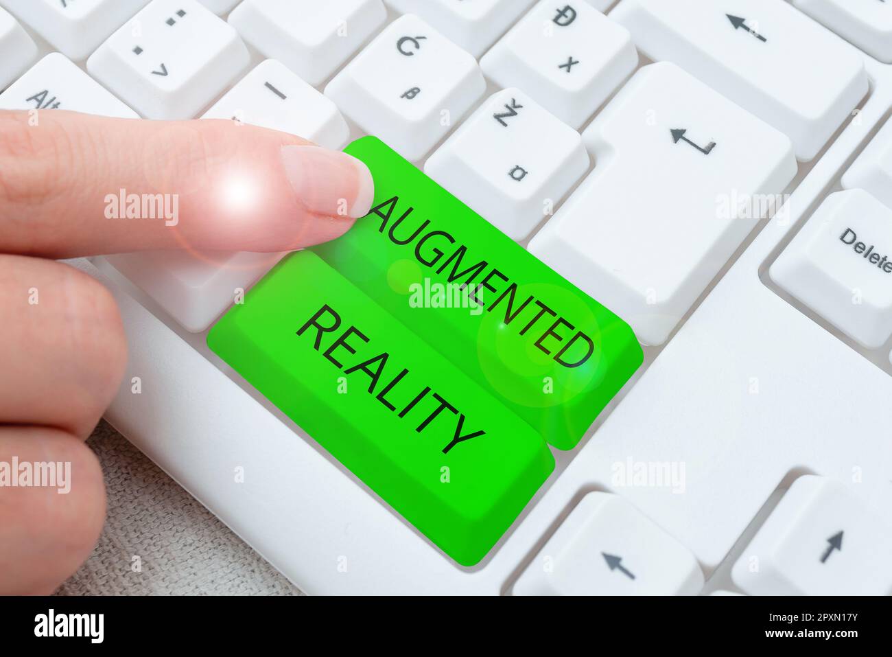 Inspiration showing sign Augmented Reality, Business approach ...