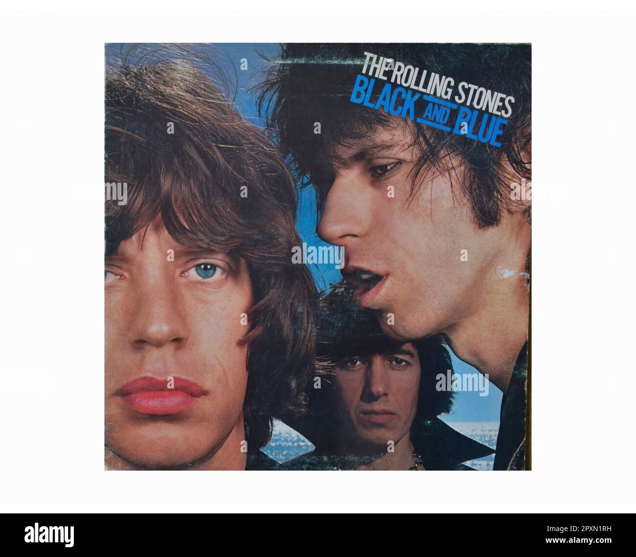 Rolling stones black blue record hi-res stock photography and 