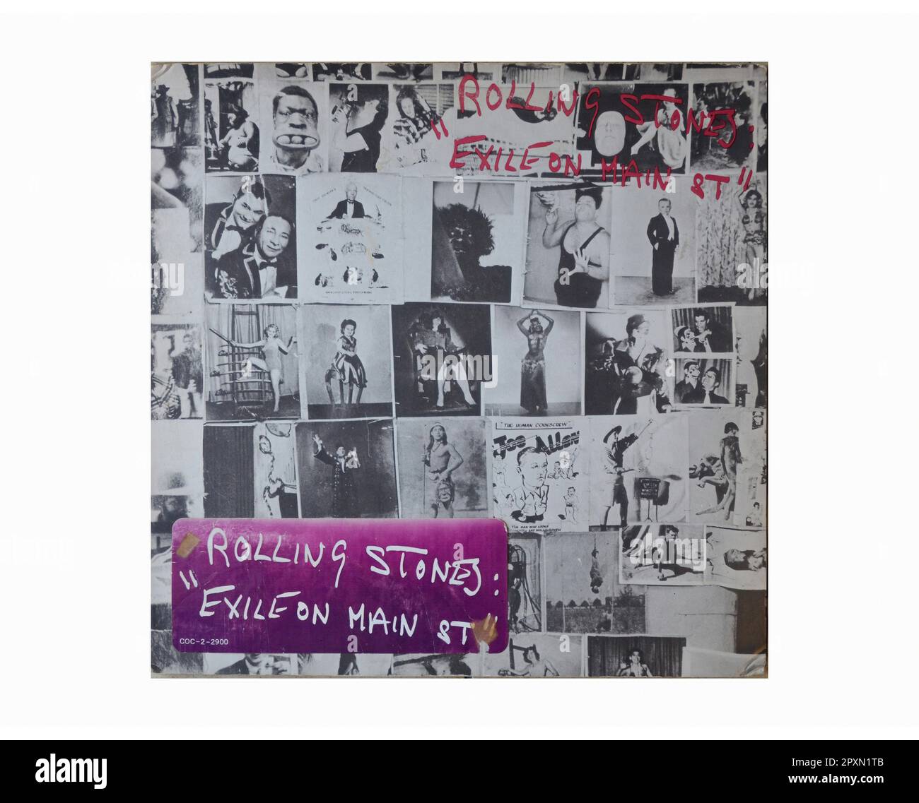 The Rolling Stones Exile On Main St Vintage L.P Music Vinyl Record Stock Photo Alamy