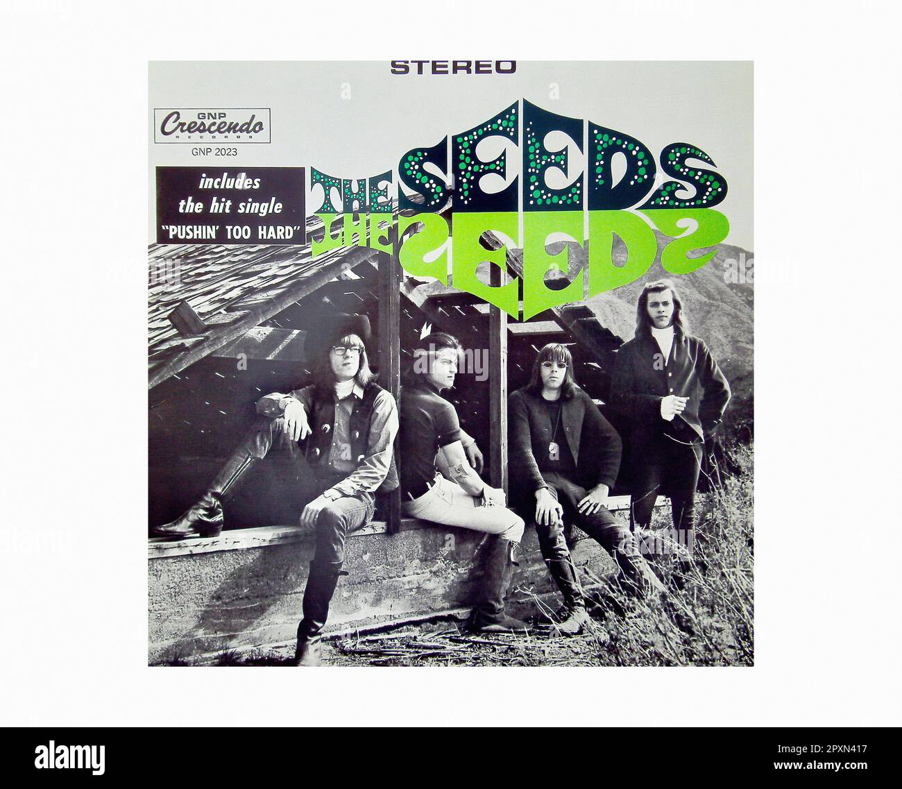 The Seeds [1966] Vintage Vinyl Record Sleeve Stock Photo Alamy