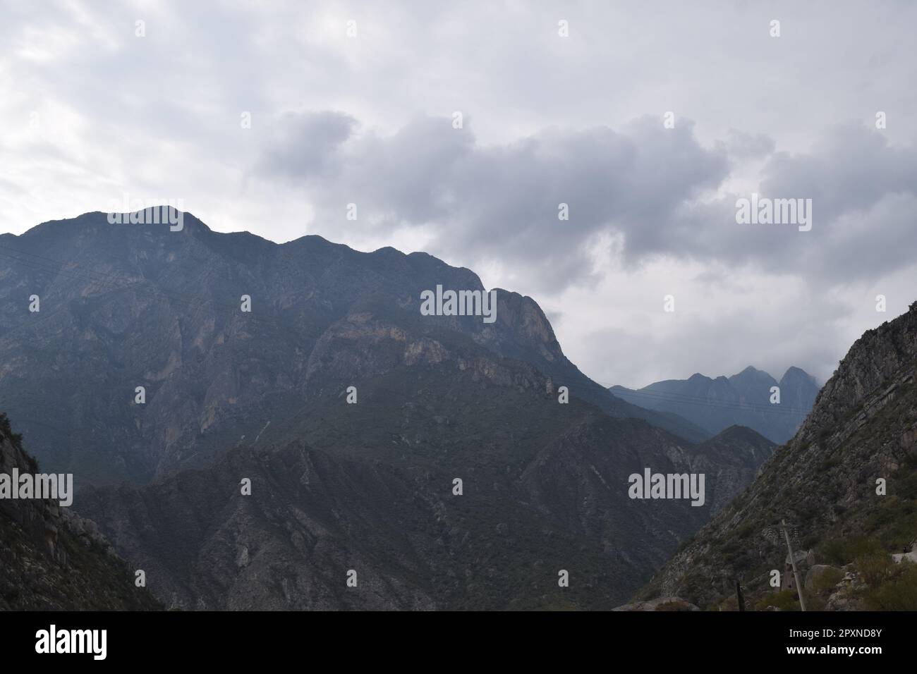 La Huasteca Mountains, Santa Catarina, Mexico Stock Photo