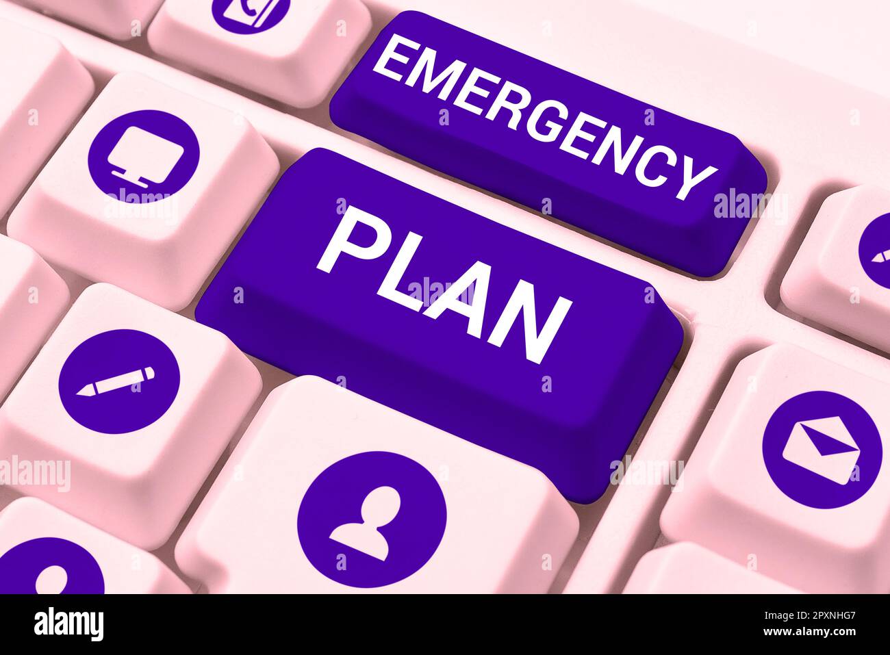Conceptual display Emergency Plan, Concept meaning Procedures for