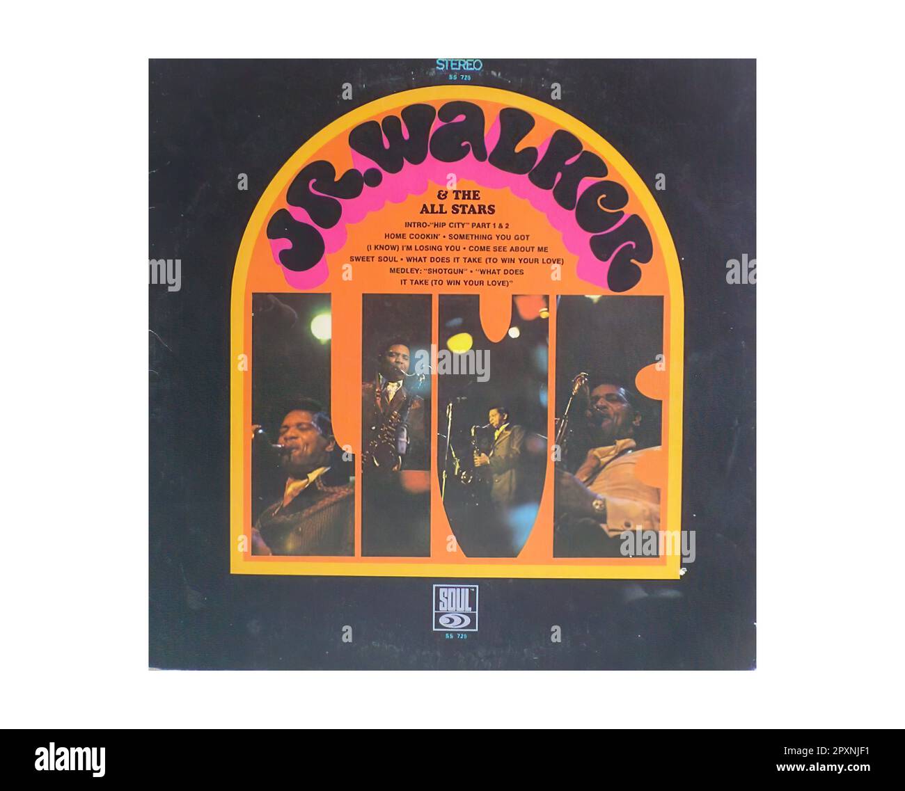 Walker Soul 725 Vintage Vinyl Record Sleeve Stock Photo Alamy