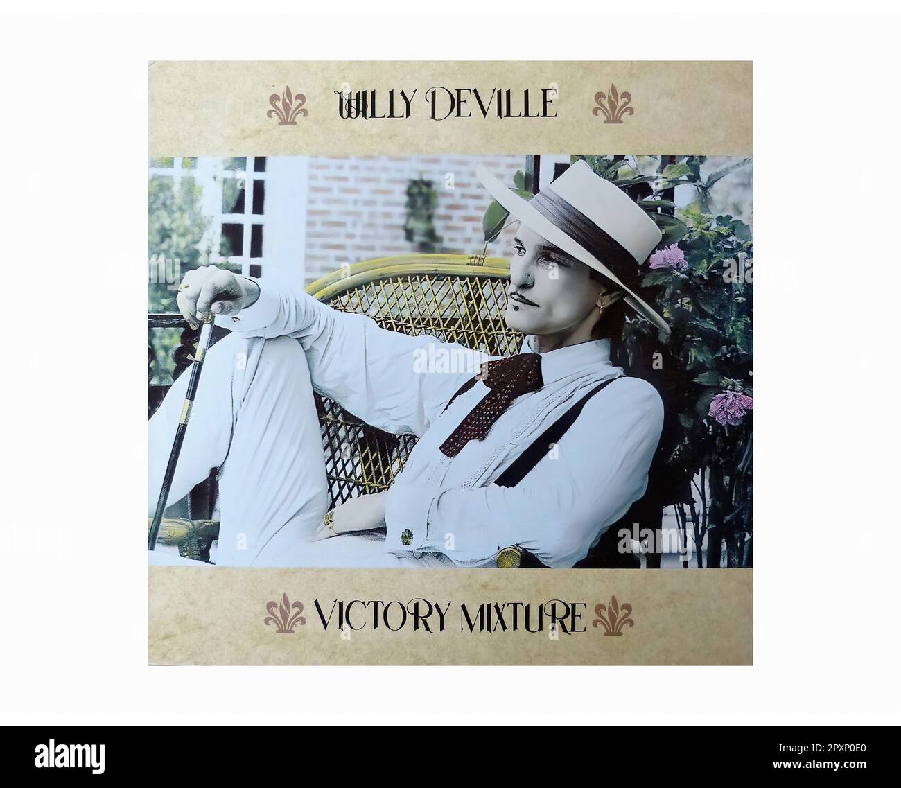 Willy DeVille - Victory Mixture - Vintage L.P Music Vinyl Record Stock Photo