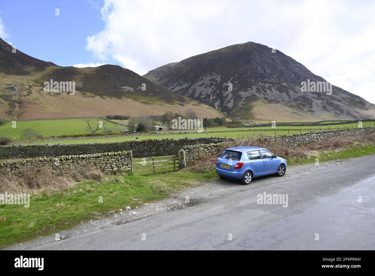 Cumbria, England, UK. Typical scene in the North Western Lake District