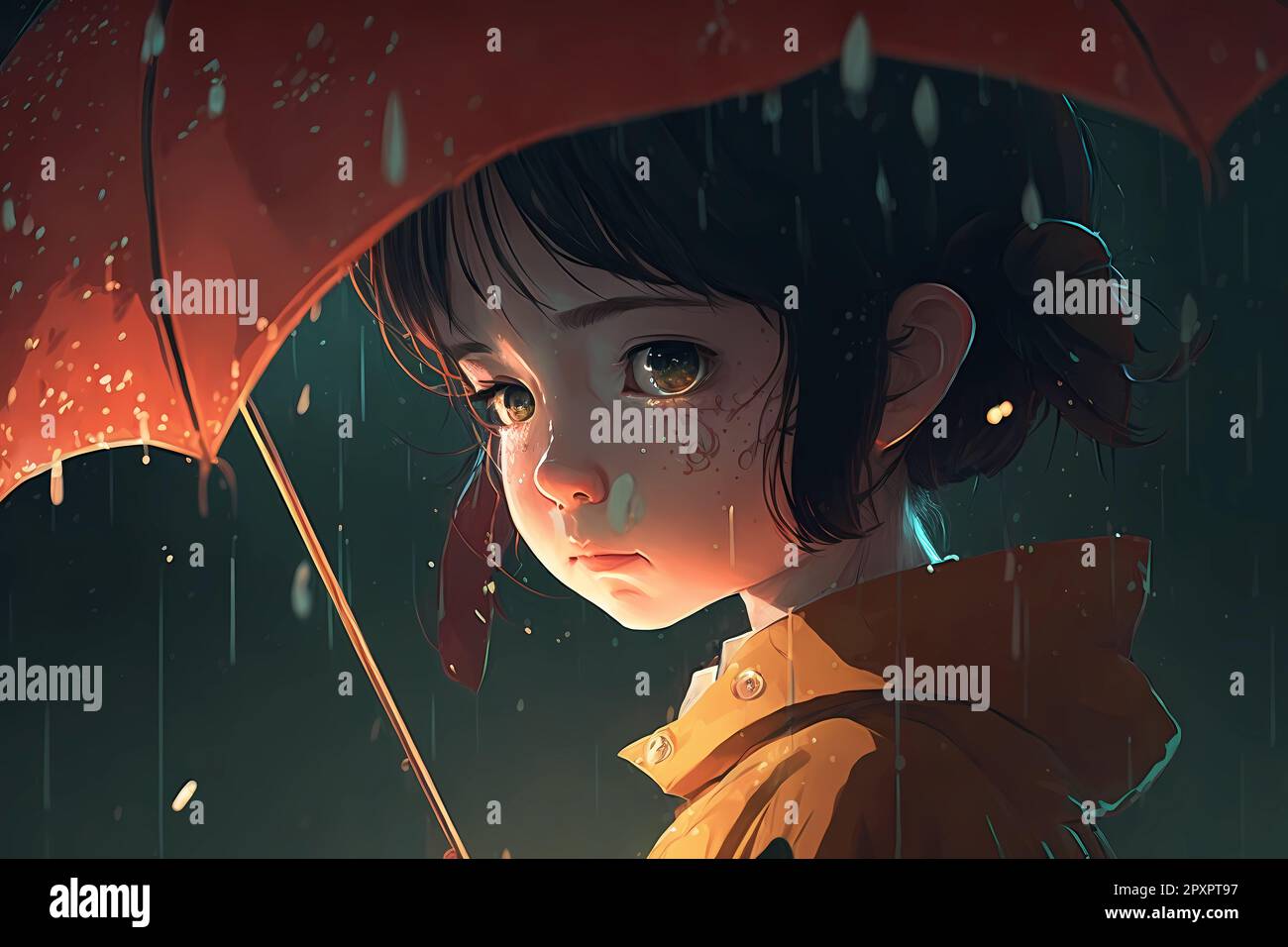 Sad anime hi-res stock photography and images - Alamy