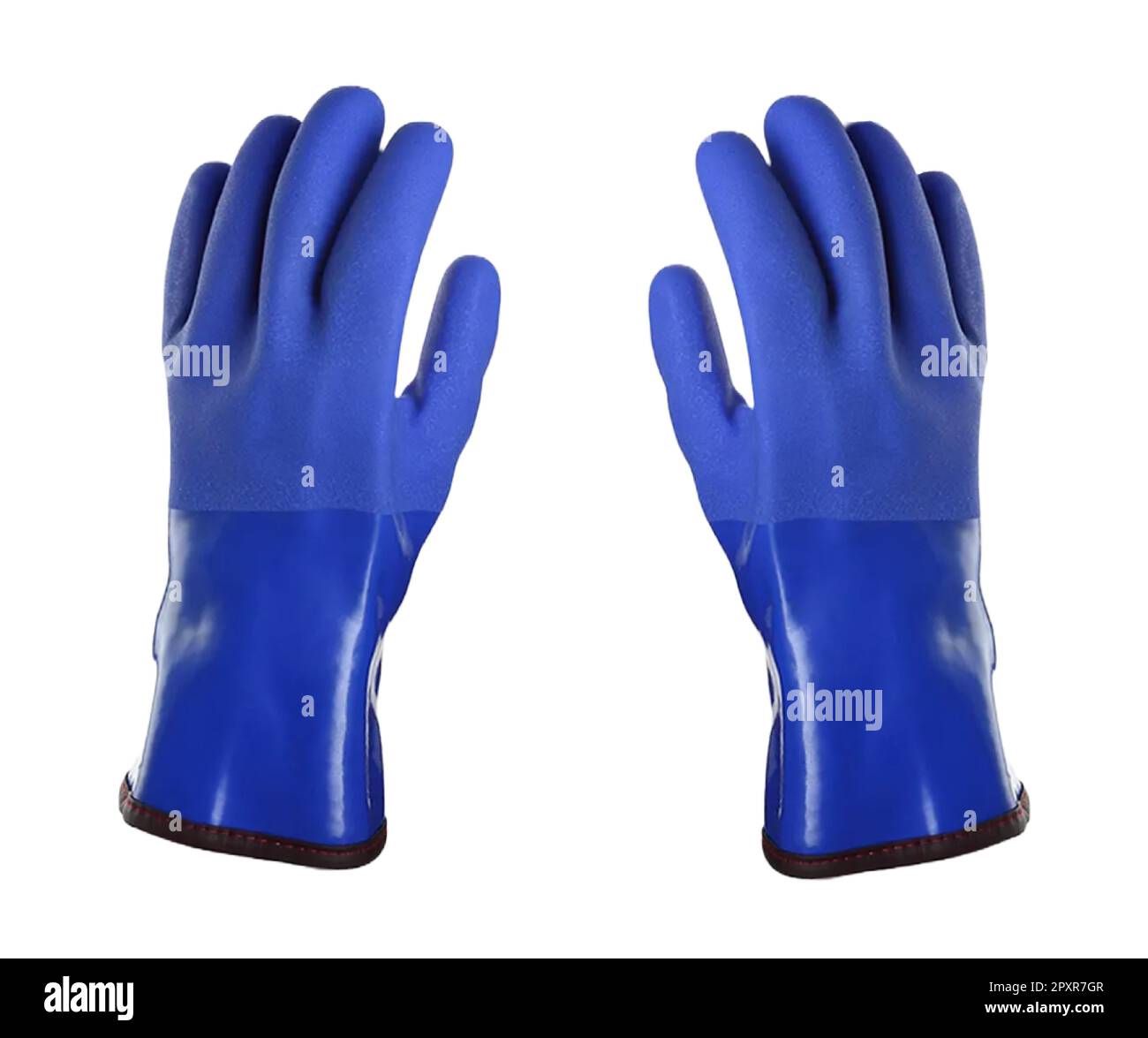 Blue Dishwashing Rubber Gloves Stock Vector Image & Art Alamy