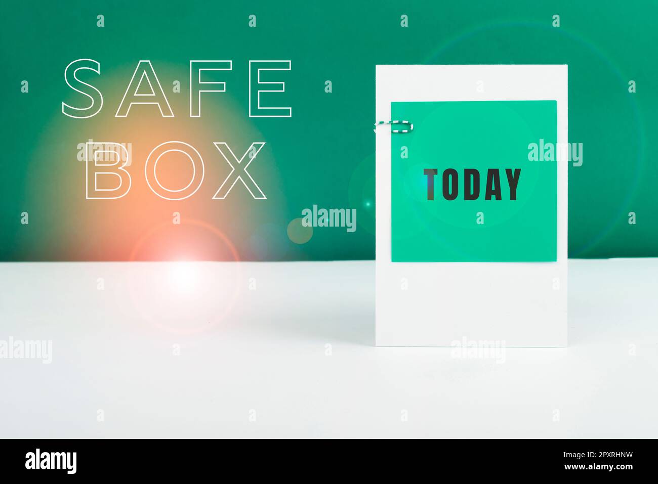 Safekeeper Box Sign Hand writing sign Safe Box, Conceptual photo A small structure where ...
