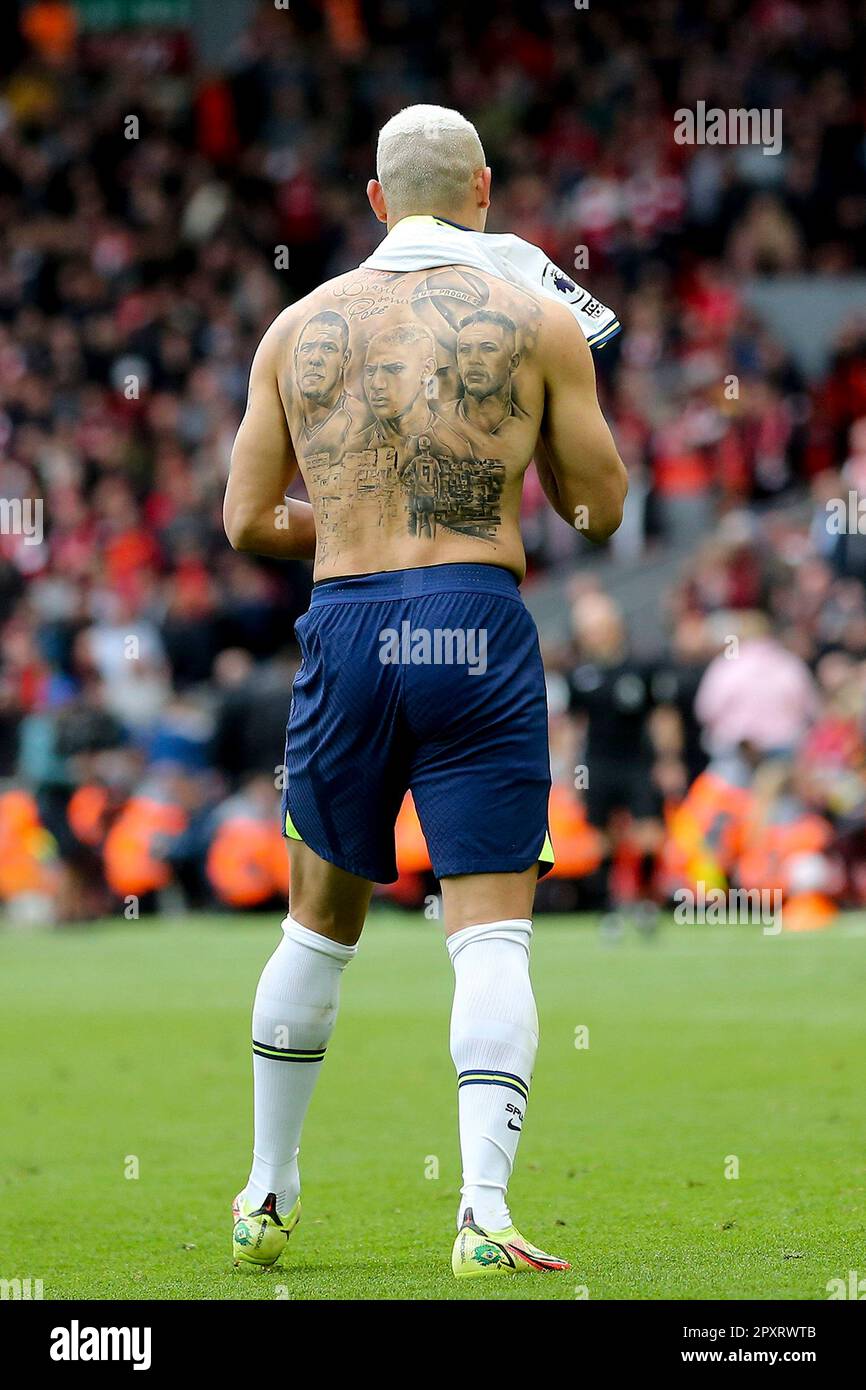 Micah Richards stunned by Richarlisons weird back tattoo saying Its  a bit ridiculous isnt it  The Sun