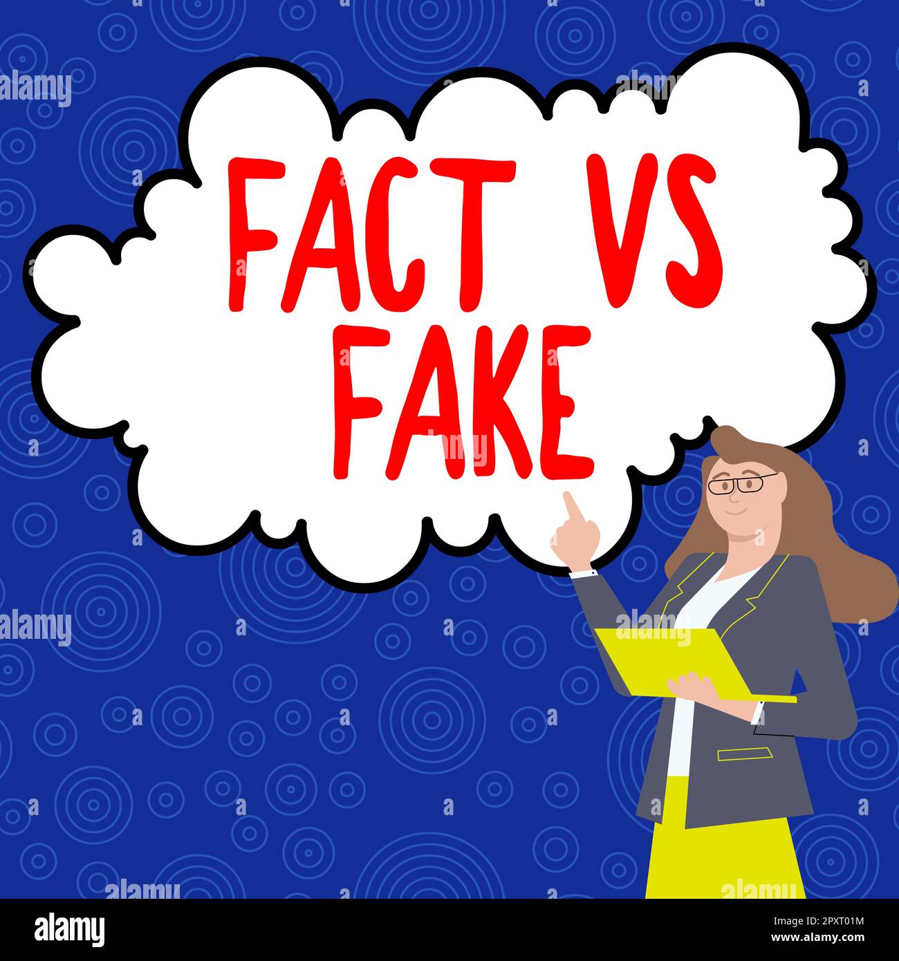 Hand writing sign Fact Vs Fake, Concept meaning Is it true or is false ...