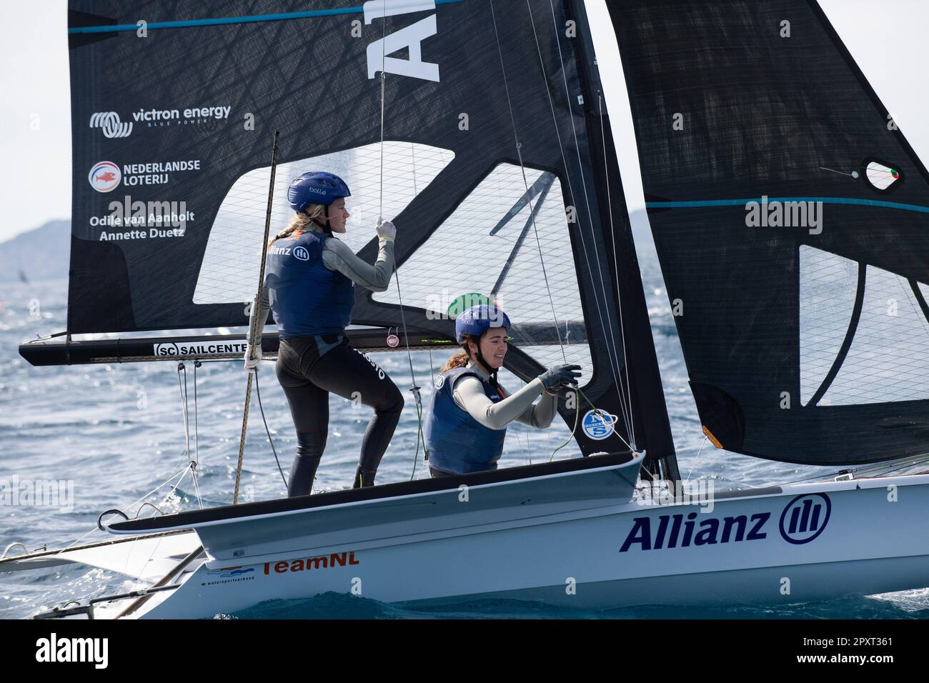 Hyeres, France. 25th Apr, 2023. Nederland team (Odile Van Aanholt and