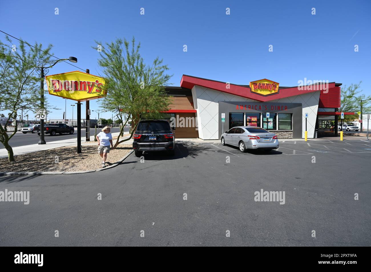 Las Vegas Usa Circa 2017 Dennys Stock Photo 641473459