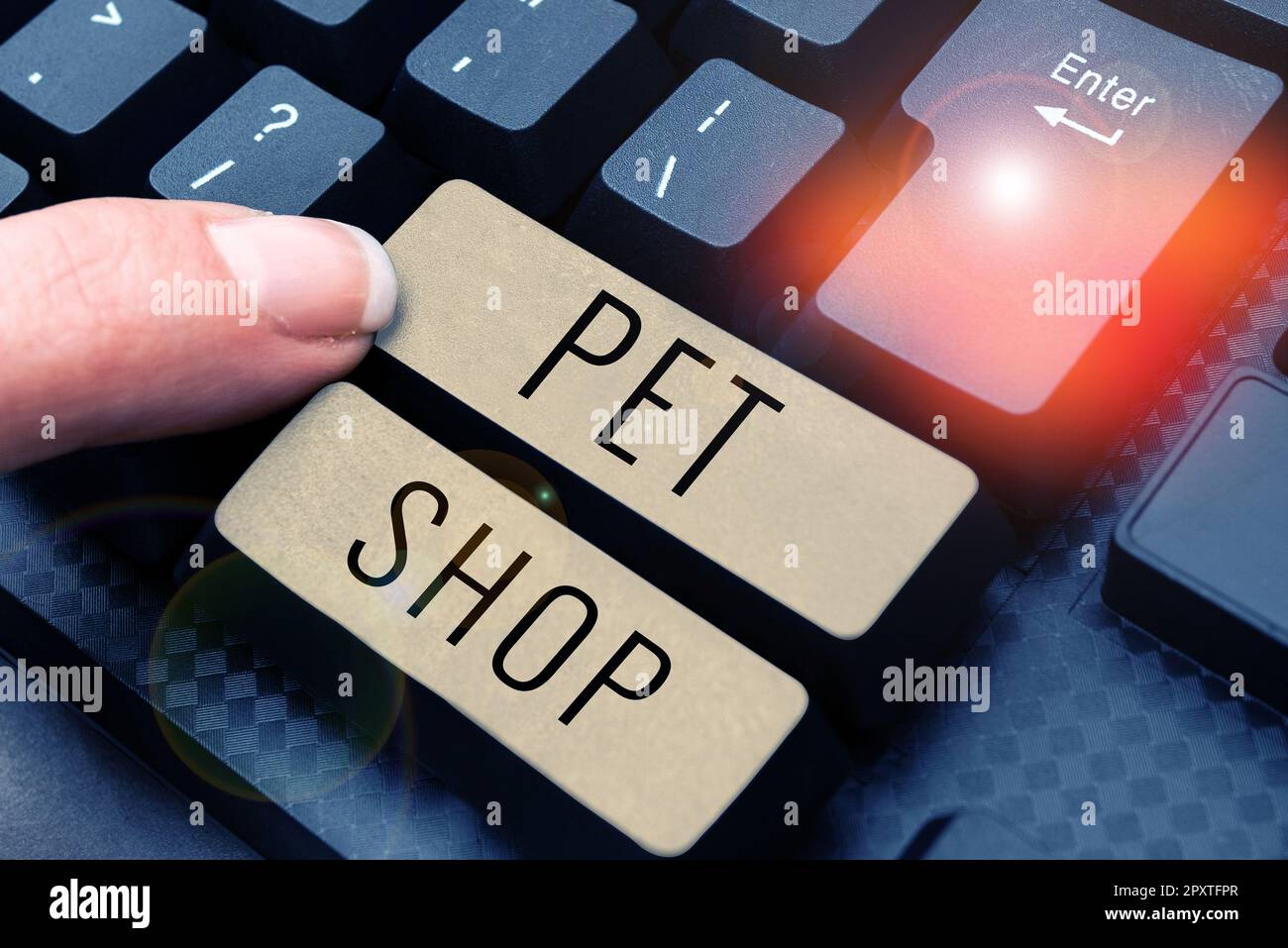 Sign displaying Pet Shop, Business overview Retail business that sells
