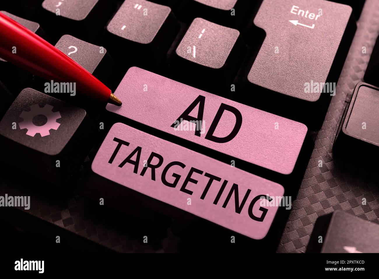 Hand writing sign Ad Targeting, Word for target the most receptive