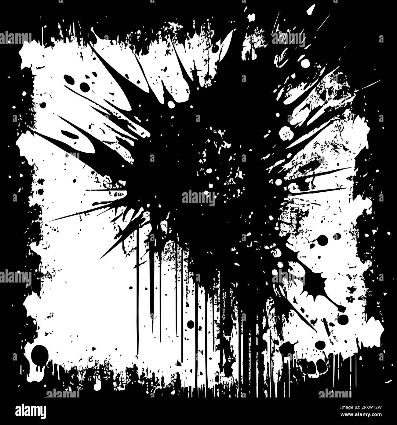 Abstract texture background black white grunge - Vector illustration ...