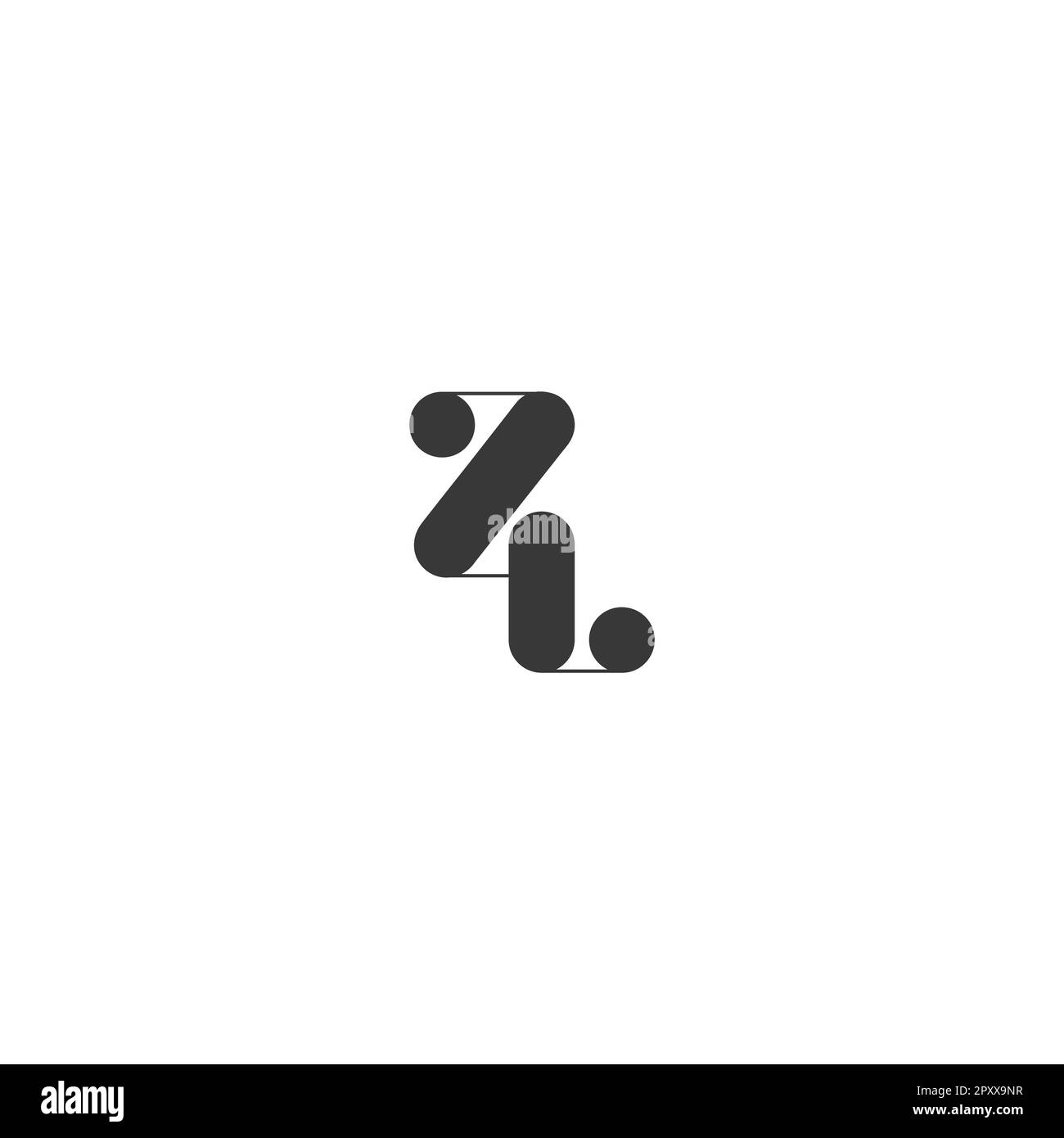 Alphabet letters Initials Monogram logo LZ, ZL, Z and L Stock Vector ...