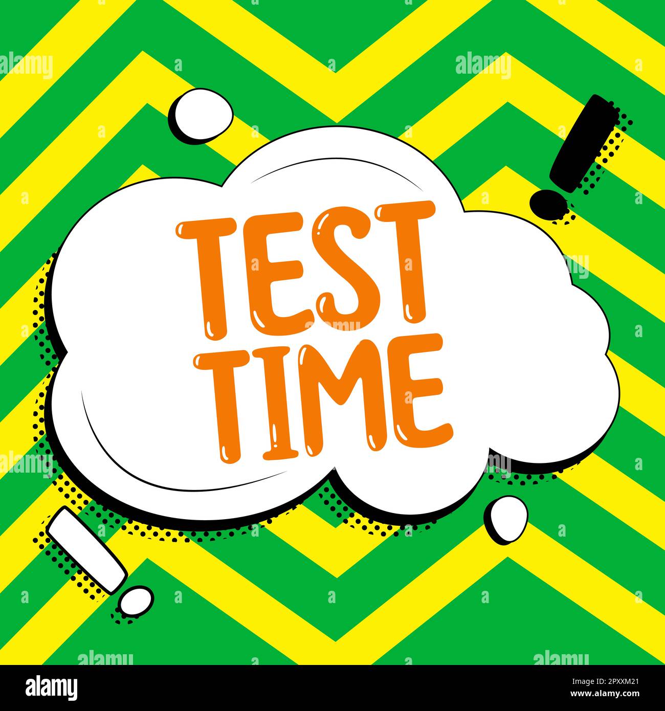 Testing Knowledge Time Writing displaying text Test Time, Conceptual photo Moment to take an ...
