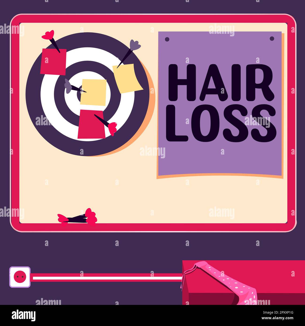 Inspiration showing sign Hair Loss, Business showcase Loss of human