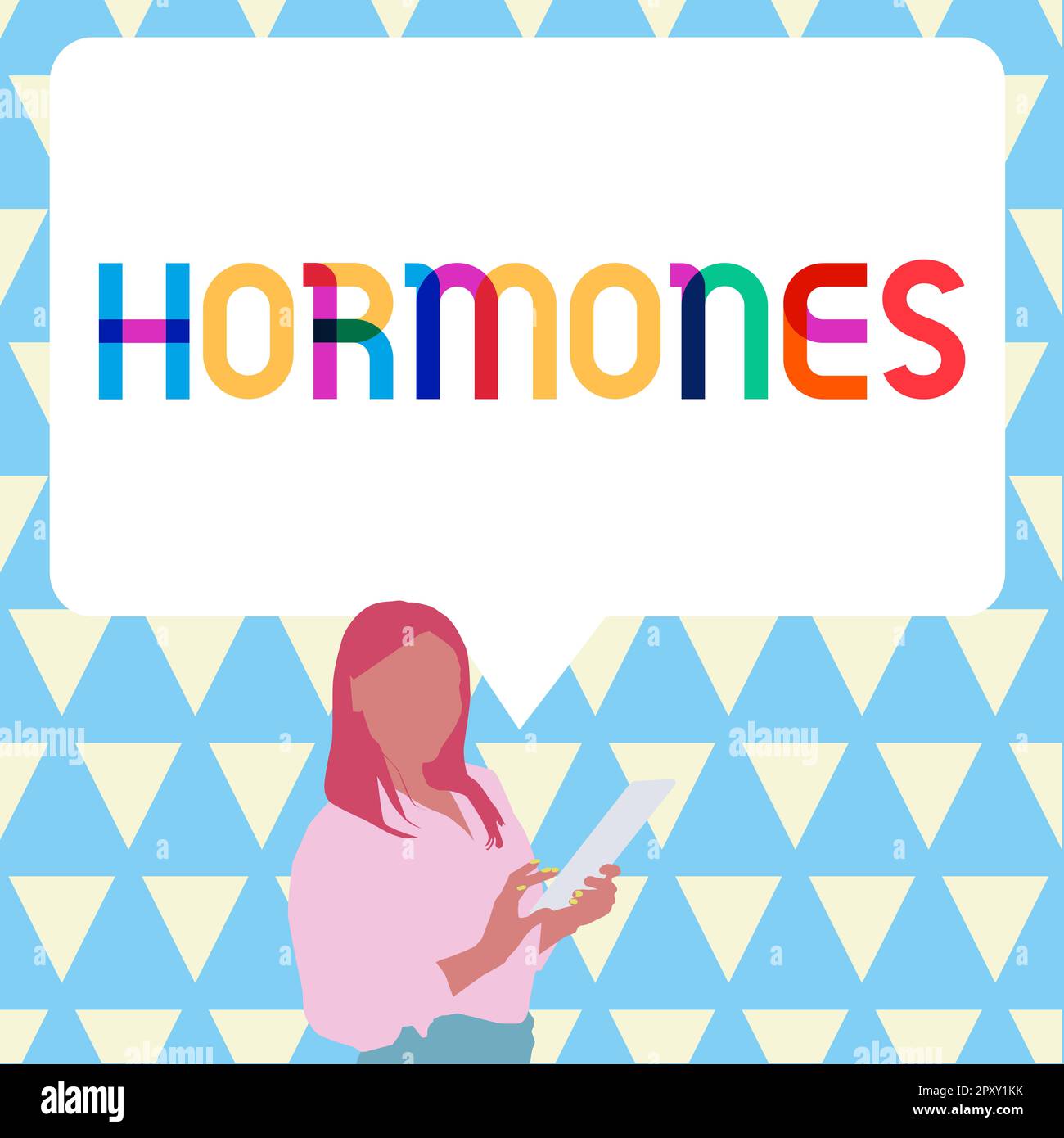 Writing displaying text Hormones, Internet Concept regulatory substance ...