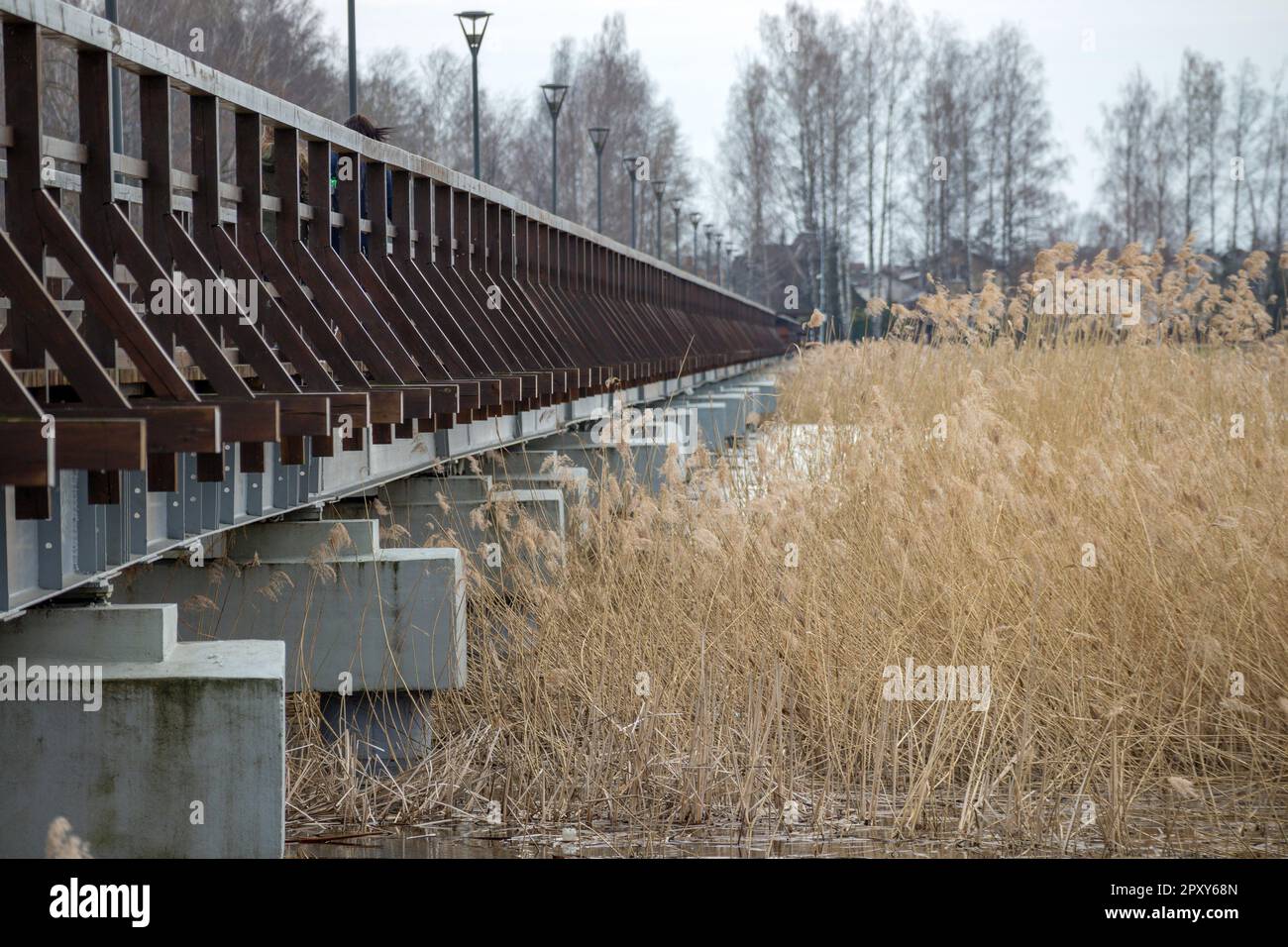 Old wooden railroad bridge over hi-res stock photography and images - Alamy