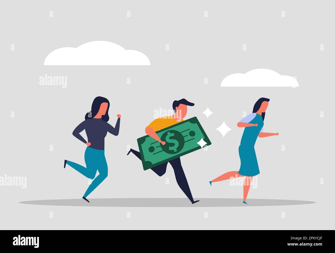 Wages salary inflation Stock Vector Images - Alamy