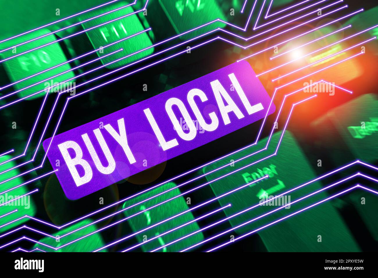 Text caption presenting Buy Local, Business approach Patronizing ...