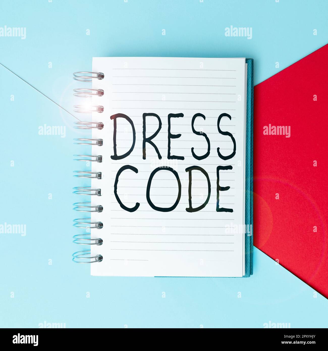 Text sign showing Dress Code, Concept meaning an accepted way of ...