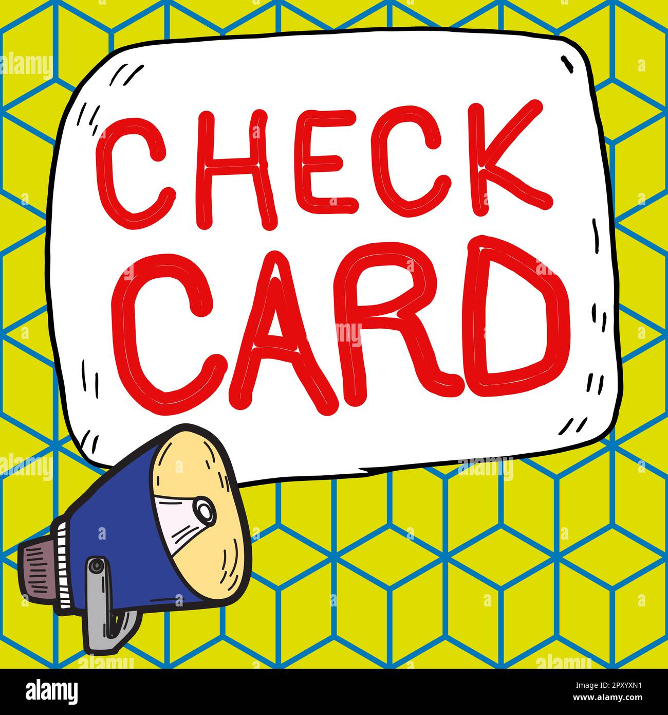 Writing displaying text Check Card, Word Written on allows an account ...