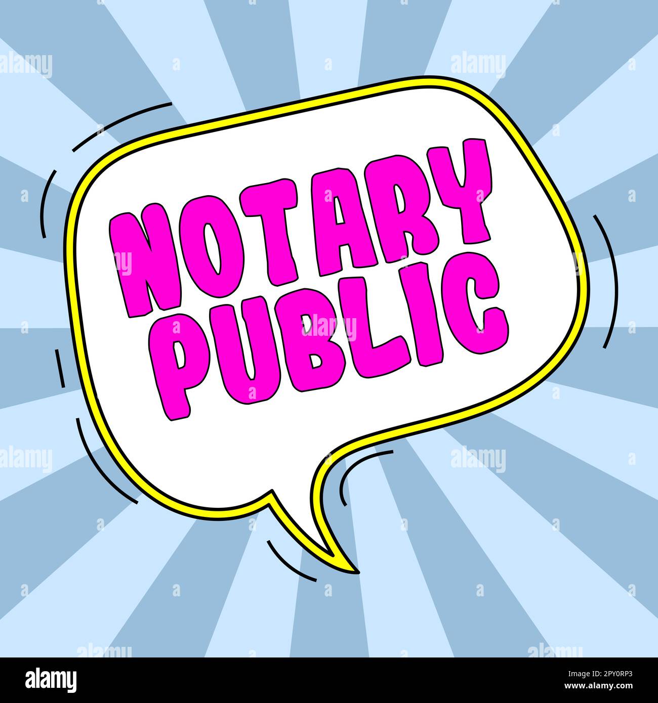 Handwriting text Notary Public, Business approach Legality