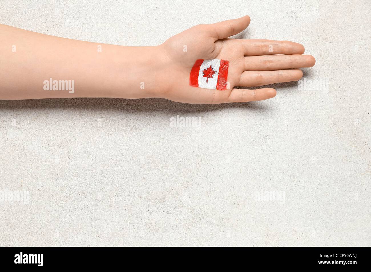 canadian flag waving tattoo