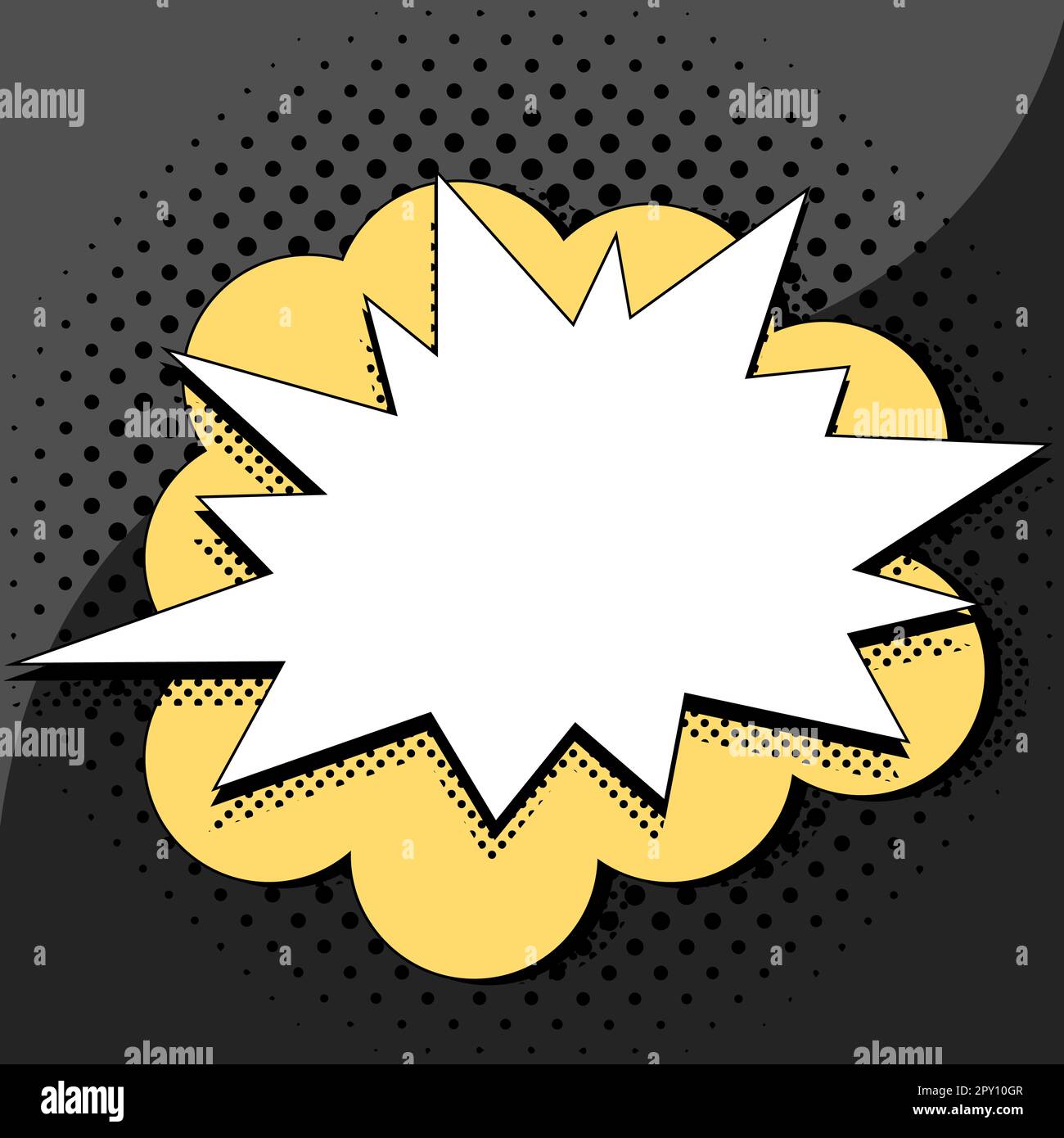 Comics Design Frames. Photo Frame Set With Explosion For Add Collage ...