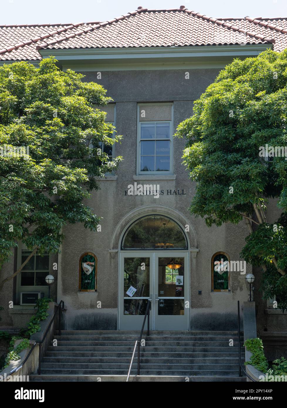 Founders Hall at the University of La Verne Stock Photo Alamy