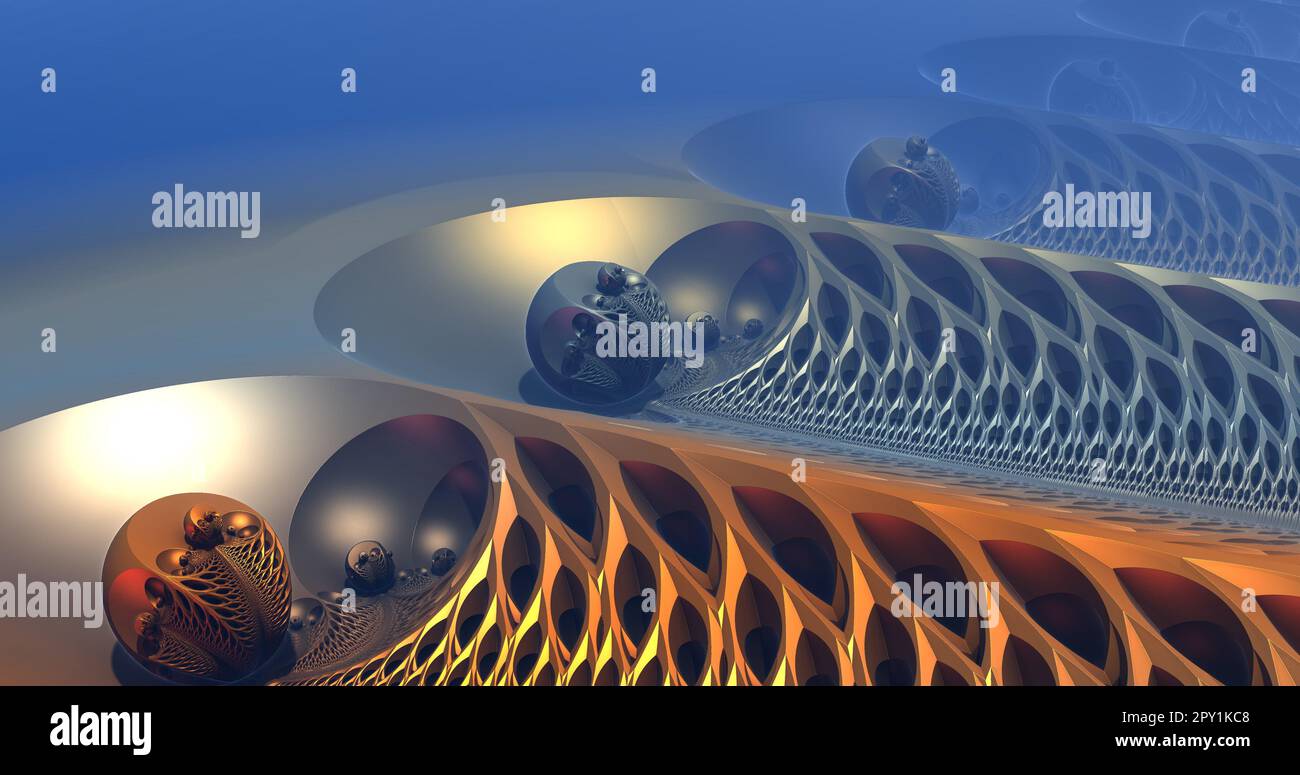 the surface of an alien planet under an alien sun 3d rendering Stock ...
