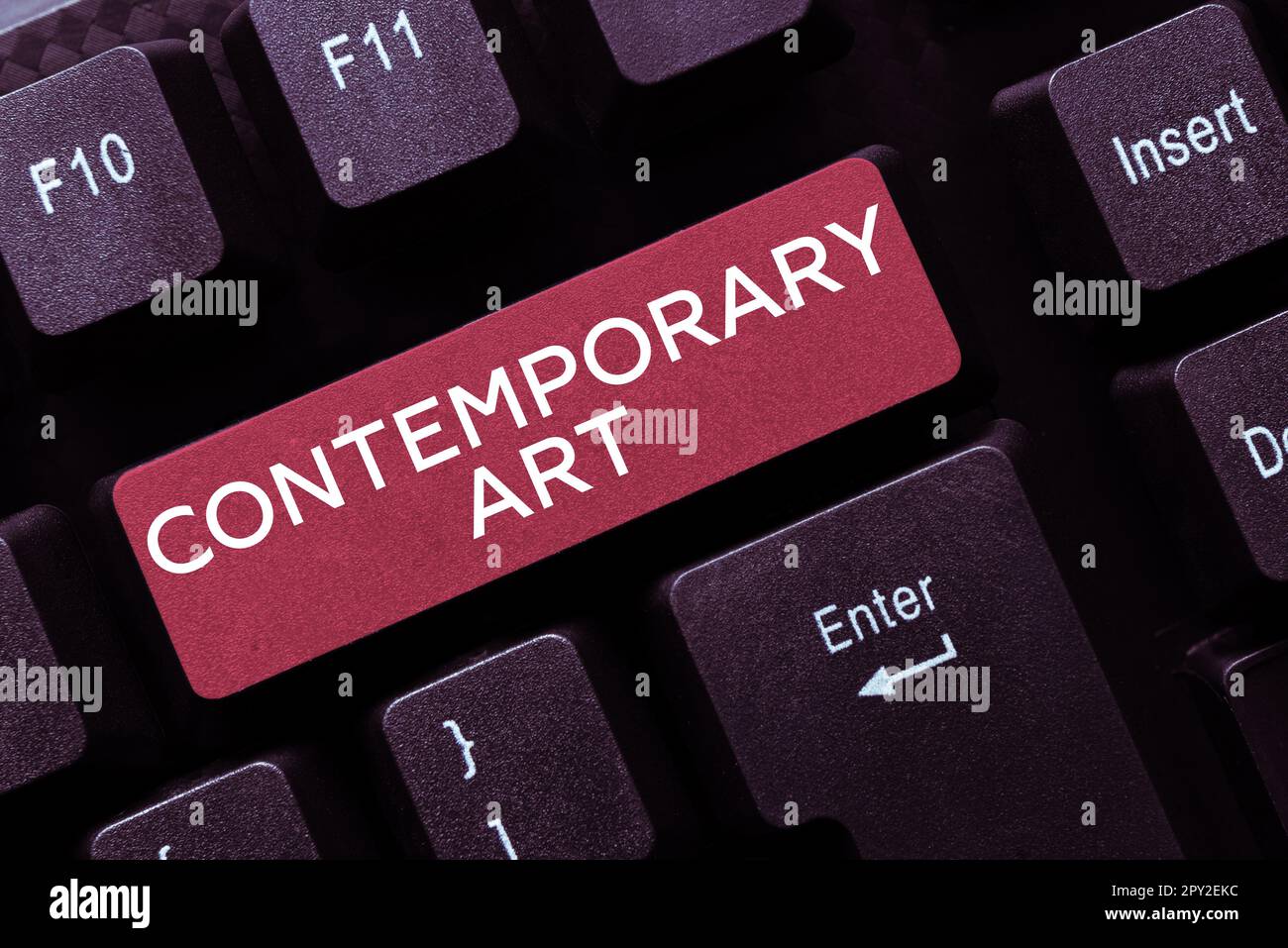 Showcase Text Sign Text sign showing Contemporary Art, Business showcase made today by ...