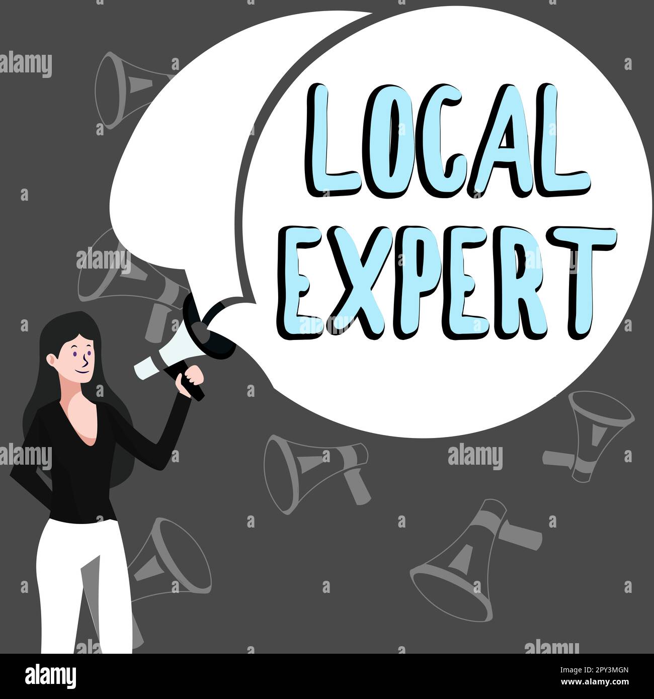 Local Expertize Conceptual display Local Expert, Business showcase offers expertise and ...