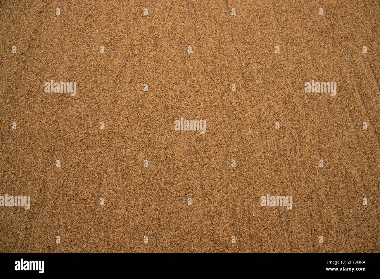 Golden Sand texture may be used as a background wallpaper Stock Photo