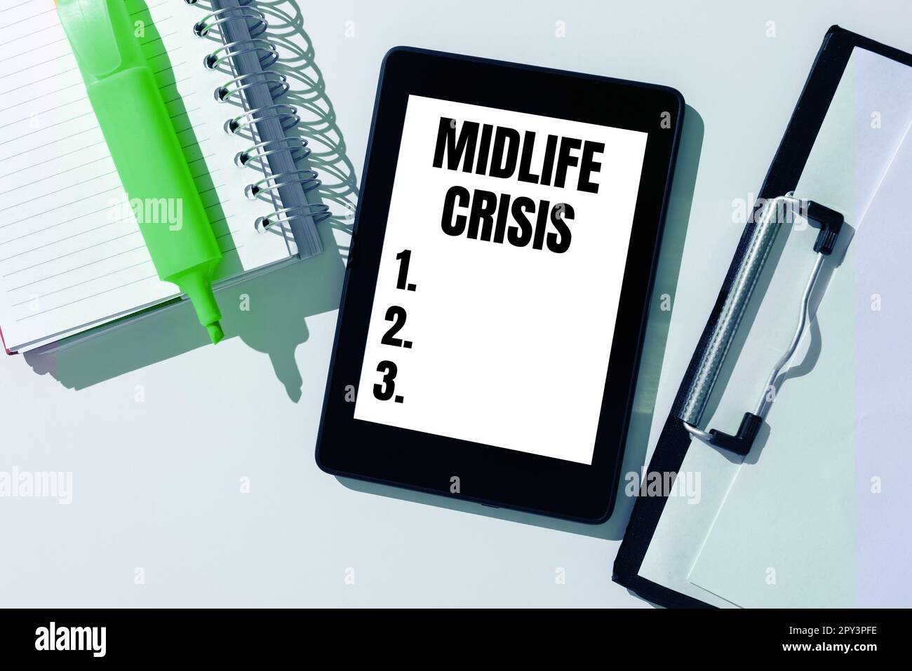 Sign displaying Midlife Crisis, Word Written on Software development technique Decomposing an application Stock Photo