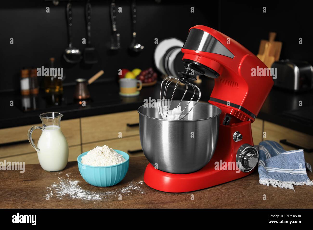 Mixer Built In Table Process kitchen mixer mixing products hi-res stock photography and ...