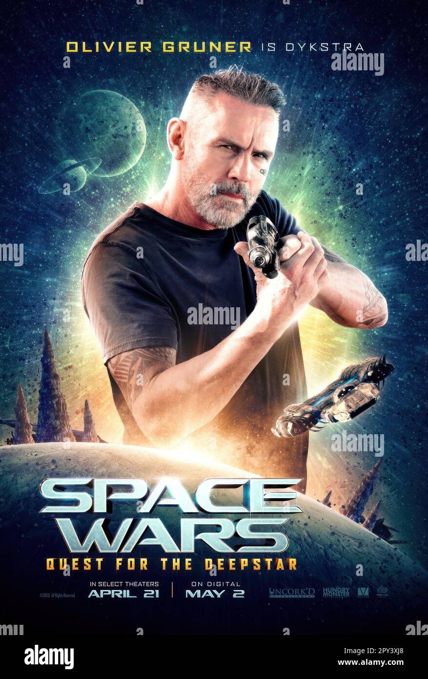 SPACE WARS: QUEST FOR THE DEEPSTAR, character poster, Sarah French, 2022. ©  Uncork'd Entertainment / Courtesy Everett Collection Stock Photo - Alamy