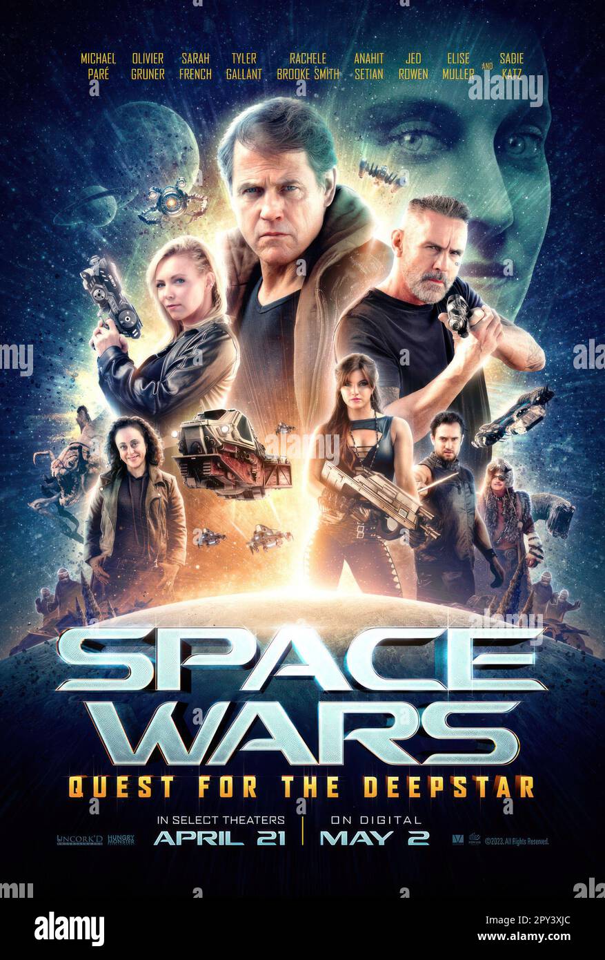 SPACE WARS: QUEST FOR THE DEEPSTAR, character poster, Sarah French, 2022. ©  Uncork'd Entertainment / Courtesy Everett Collection Stock Photo - Alamy