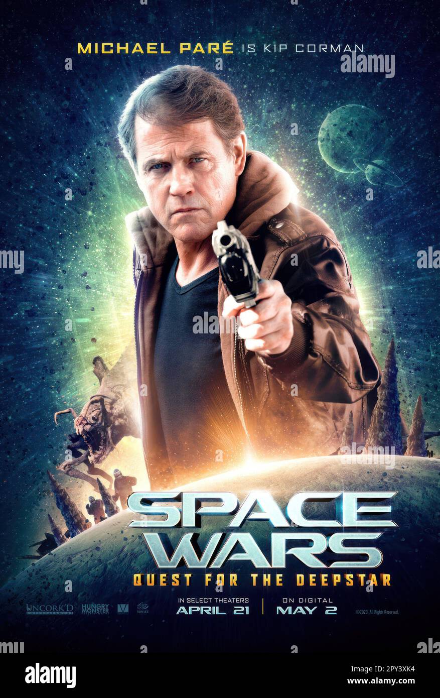 SPACE WARS: QUEST FOR THE DEEPSTAR, Michael Pare, 2022. © Uncork'd