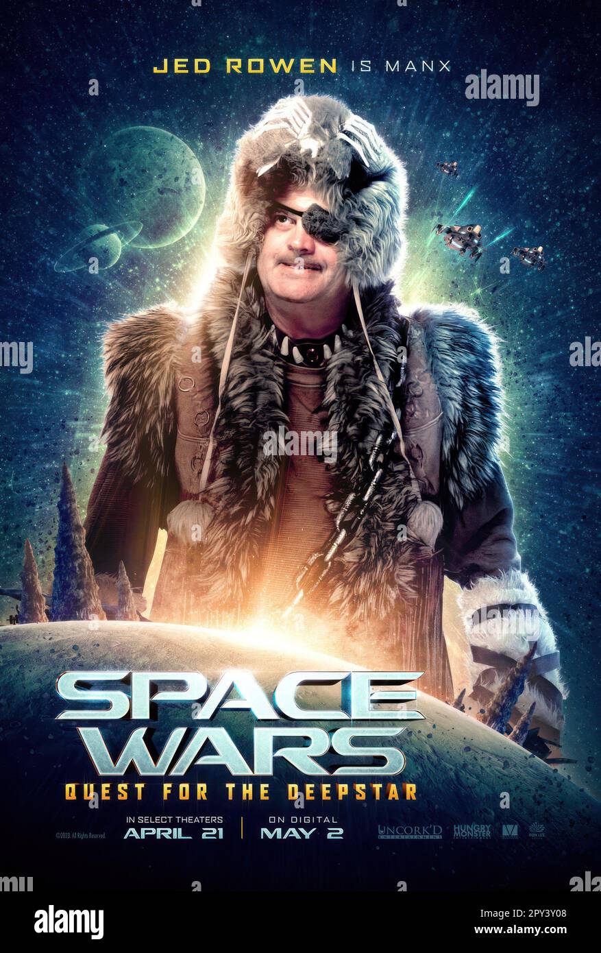 SPACE WARS: QUEST FOR THE DEEPSTAR, character poster, Jed Rowan