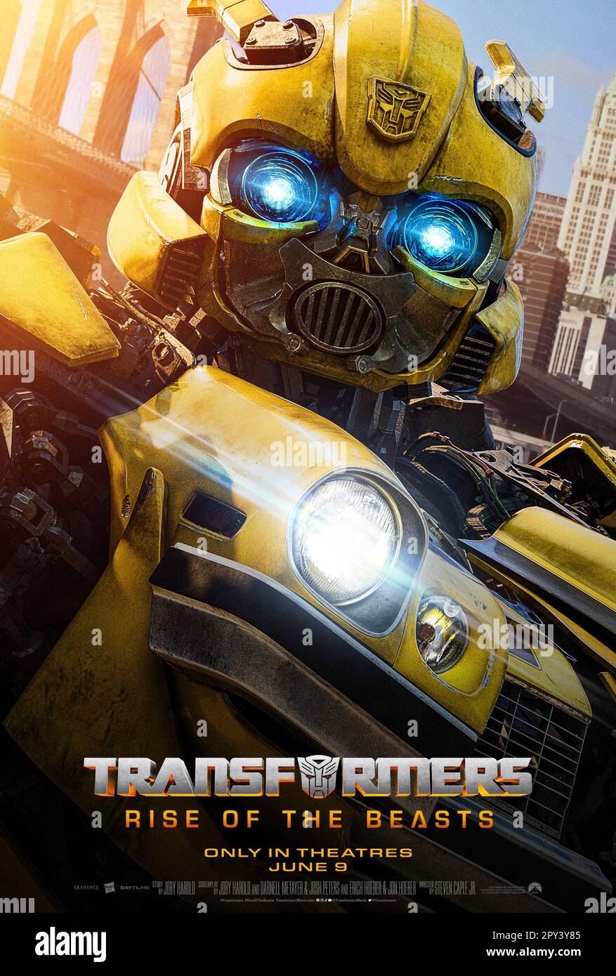 TRANSFORMERS RISE OF THE BEASTS, character poster, Bumblebee, 2023