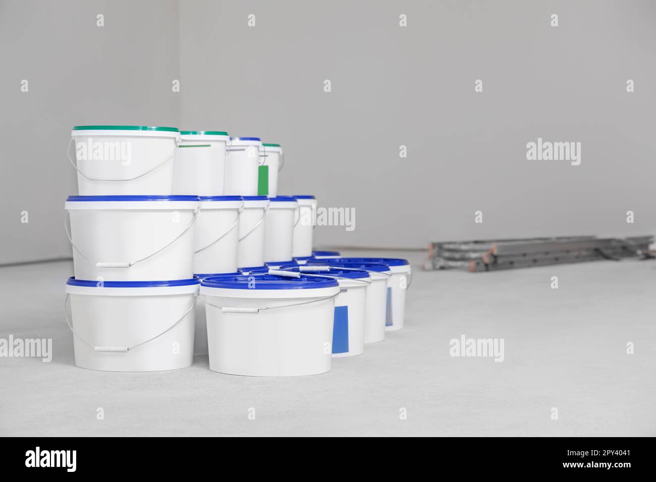 Materials in apartment during repair, space for text. Home renovation ... - Summer-Performing Materials For Apartment Renovations