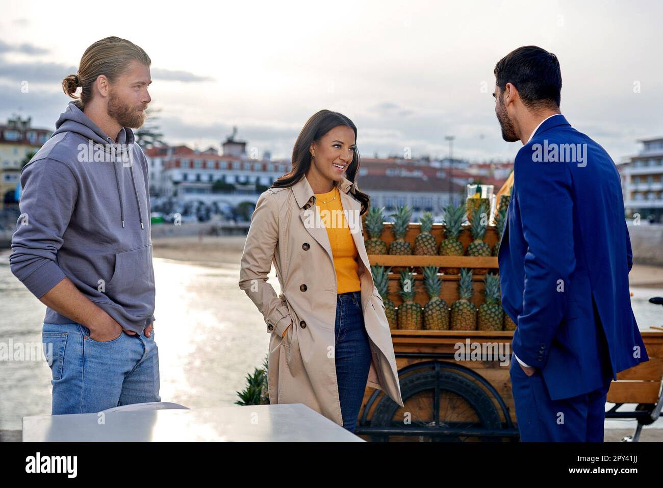 A PINCH OF PORTUGAL, from left Luke Mitchell, Heather Hemmens, Duarte