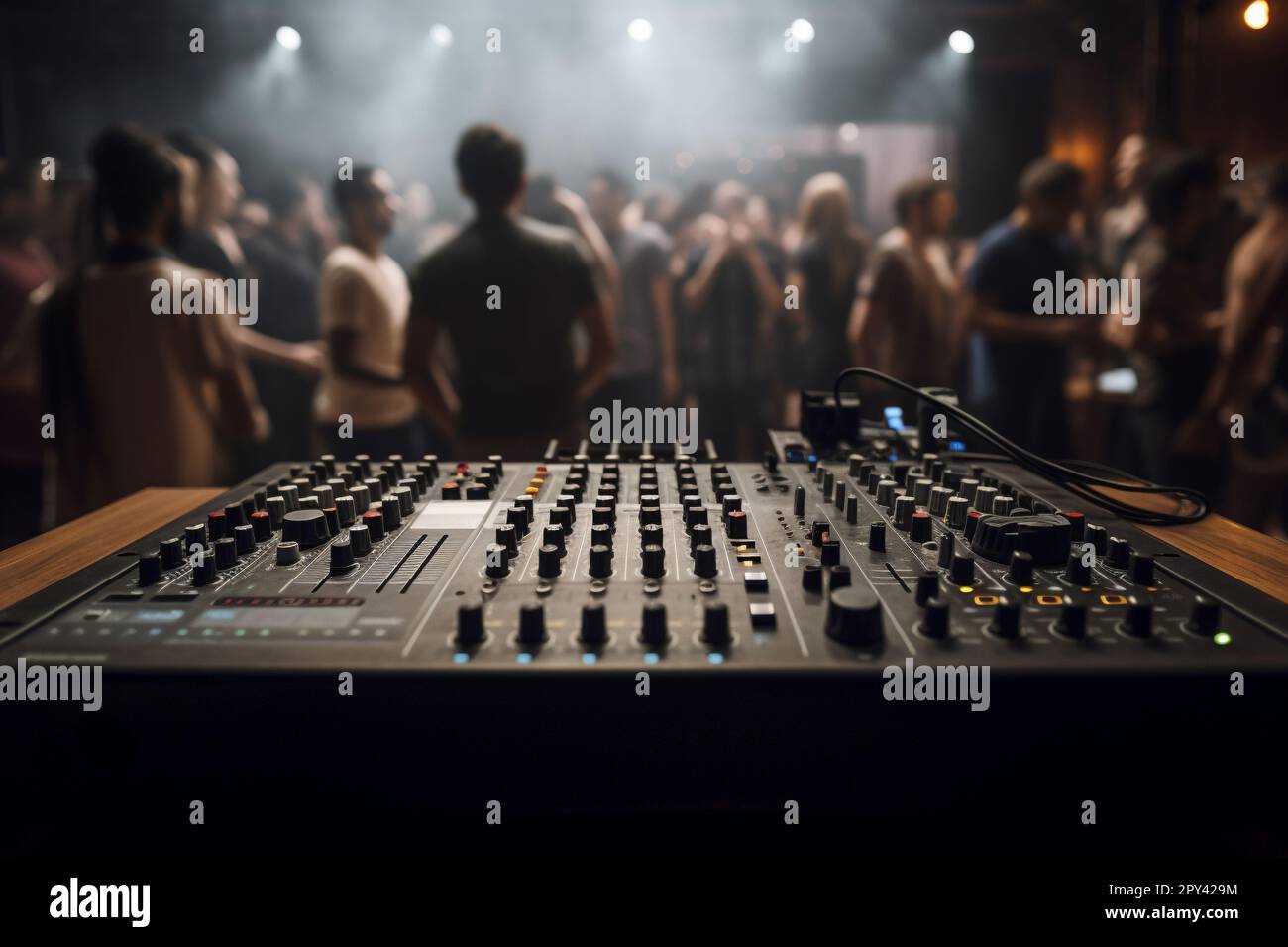 Dj Operator Background Dj booth equipment hi-res stock photography and images - Alamy