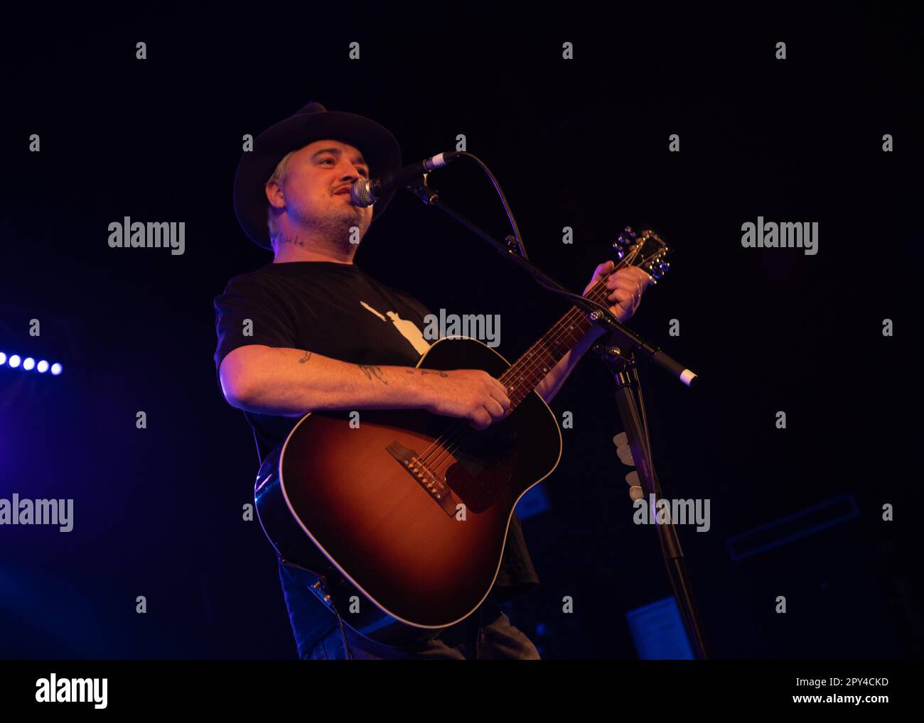 London, UK. 2nd May 2023. Peter Doherty plays an acoustic solo live gig in Oxford as part of his UK tour. Cristina Massei/Alamy Live News Stock Photo