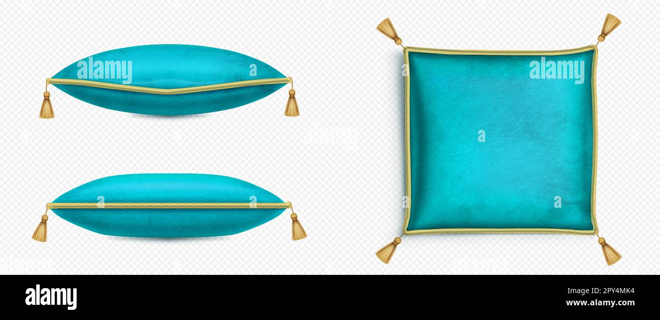 Gold tassel discount pillow